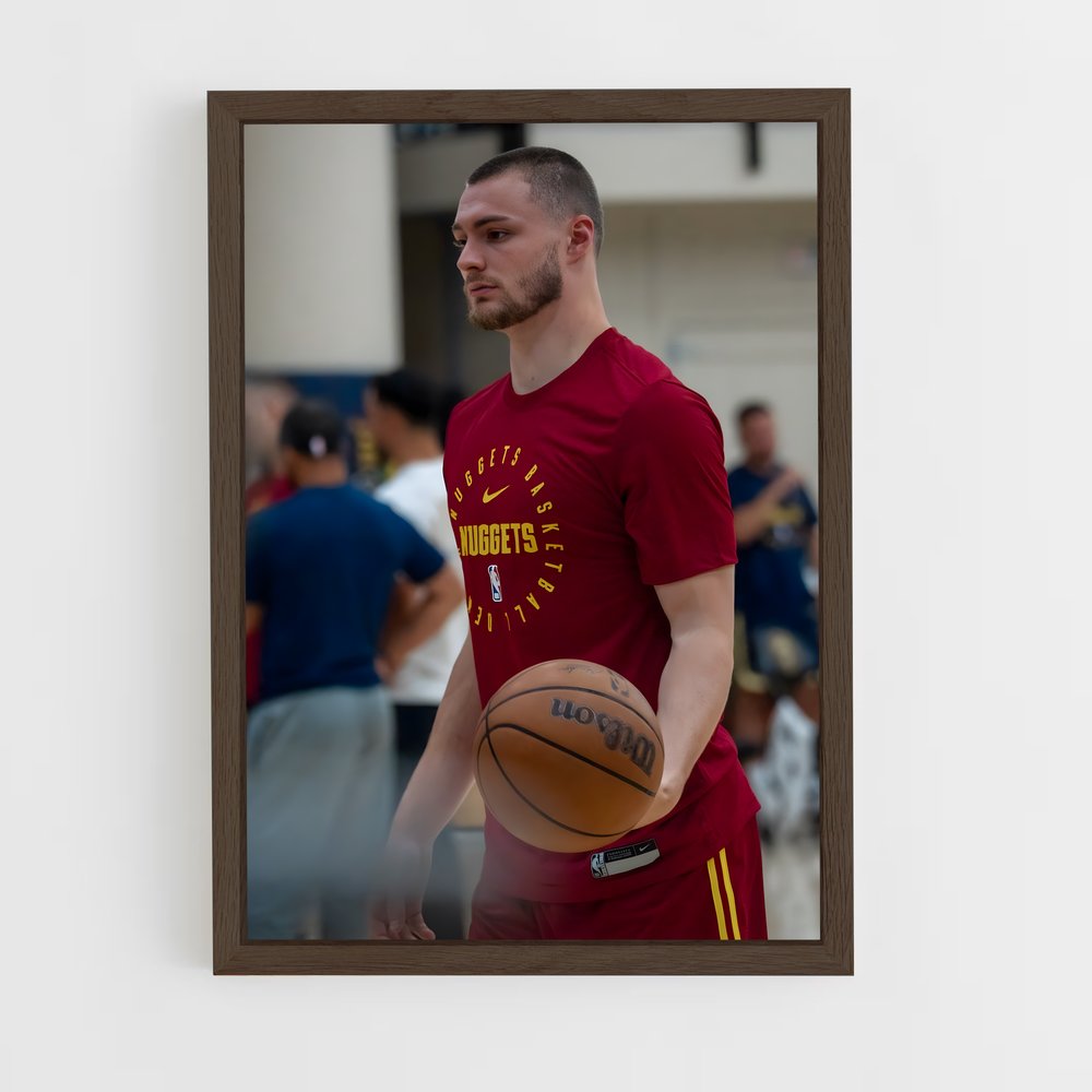 Poster Christian braun fougue – affiche Basketball (vue 5)